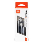 Hands Free Stereo JBL Tune T205 3.5mm Ασημί