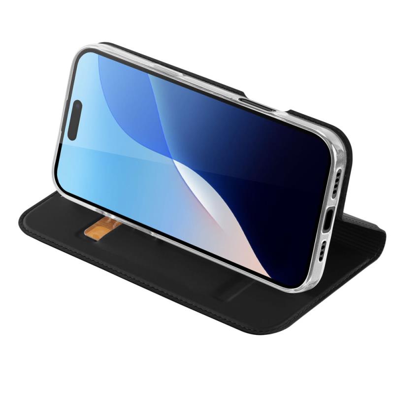 Θήκη Flip Dux Ducis Apple iPhone 16 Pro Max Skin Pro Μαύρο