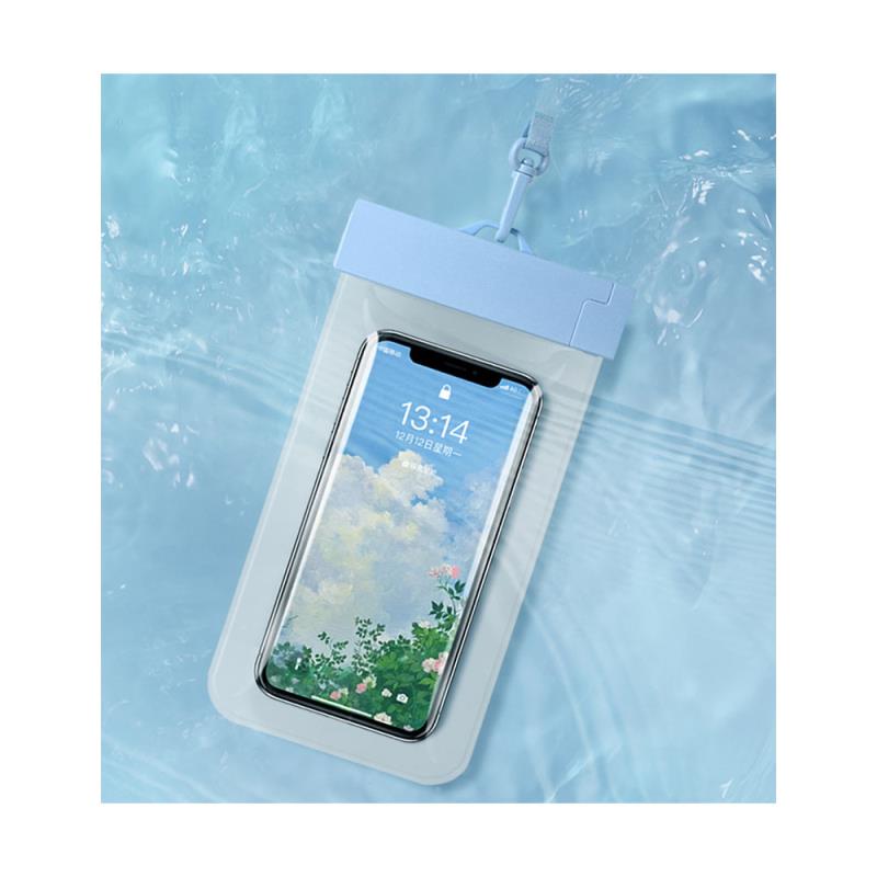 Waterproof Θήκη inos για Smartphones έως 6.9" Διάφανο-Λιλά