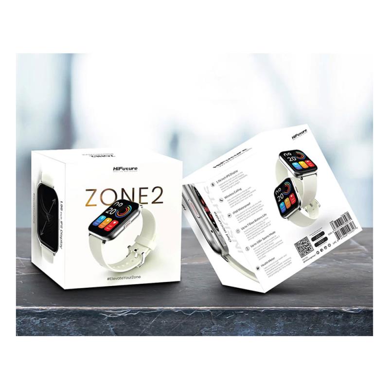 Smartwatch HiFuture Zone 2 1.96" Ασημί