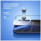 Tempered Glass 2.5D Dux Ducis Apple iPhone Air με Dust-free Auto Alignment Kit Roga Μαύρο (1 τεμ.)
