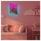 Neon LED Forever Light Καθρέπτης FMNE01 LOVE YOURSELF Μπλε-Ροζ