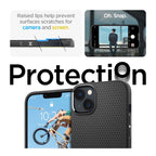 Θήκη Soft TPU Spigen Liquid Air Apple iPhone 14 Μαύρο