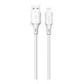 Καλώδιο Σύνδεσης USB 2.0 Devia EC630 USB A σε Lightning 2.4A Silicone Pro3 1m Λευκό