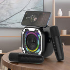 Φορητό Ηχείο Bluetooth Blavec WS-08 Karaoke Idol με 2 Μικρόφωνα 8W Μαύρο