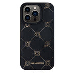 Θήκη PU Karl Lagerfeld Magsafe Apple iPhone 15 Pro Leather Karl Head Μαύρο