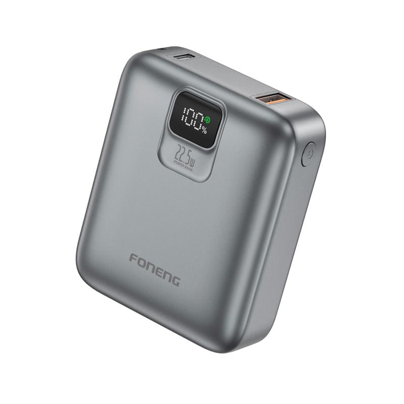 Φορτιστής Ανάγκης Foneng PX129 22.5W 10000mAh Mini Σκούρο Γκρι