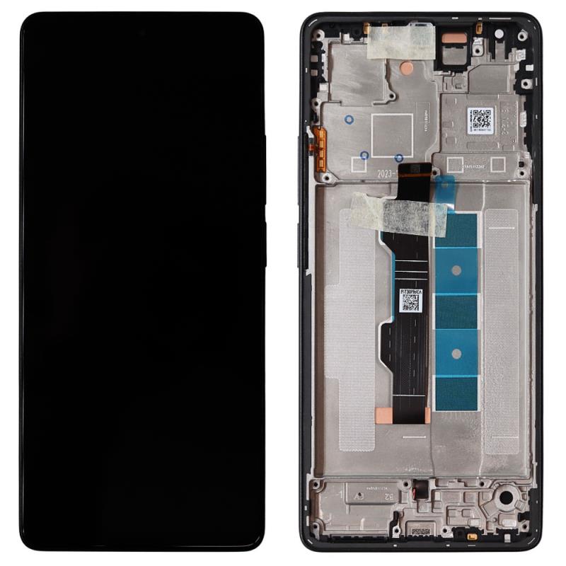Οθόνη με Touch Screen & Μεσαίο Πλαίσιο Xiaomi Redmi Note 13 Pro 4G Μαύρο (Original)