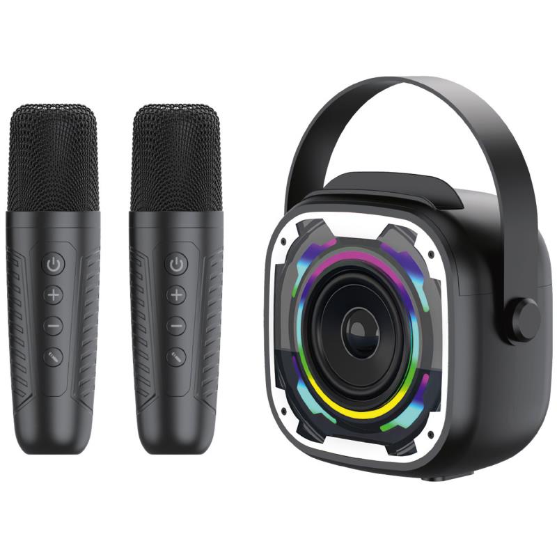 Φορητό Ηχείο Bluetooth Blavec WS-08 Karaoke Idol με 2 Μικρόφωνα 8W Μαύρο
