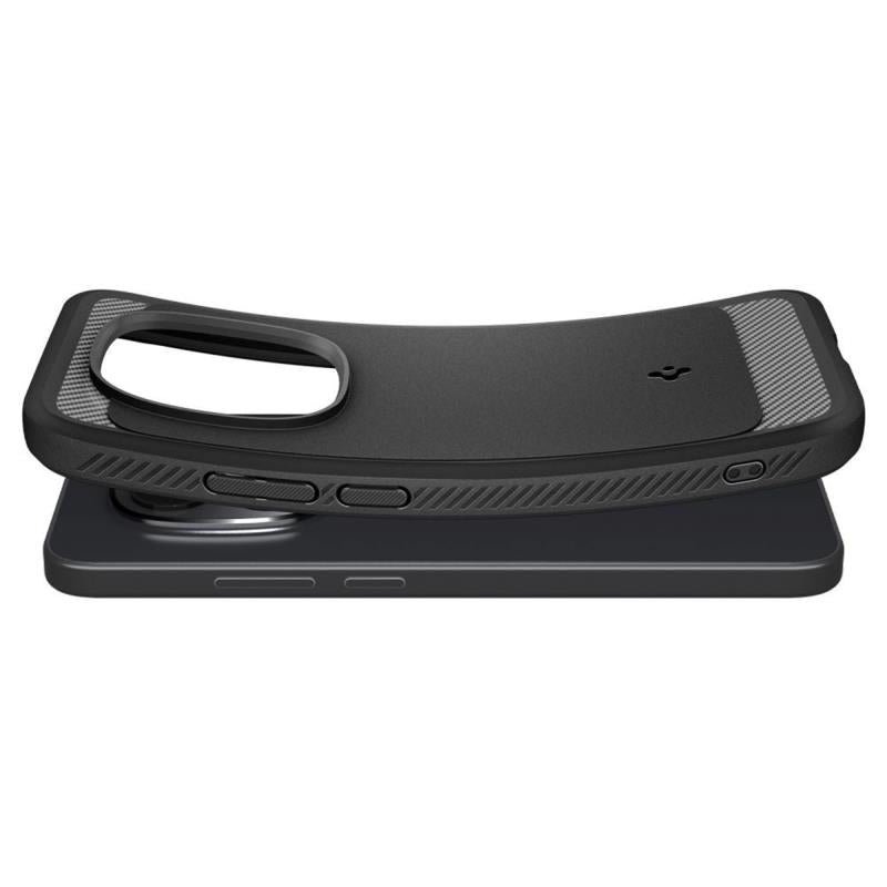 Θήκη Soft TPU Spigen Rugged Armor Xiaomi Redmi Note 15 Pro 5G Μαύρο