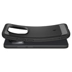 Θήκη Soft TPU Spigen Xiaomi Redmi Note 15 Pro 5G Rugged Armor Μαύρο
