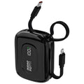 Φορτιστής Ανάγκης Dudao K32 22.5W 10000mAh με 2 Ενσωματωμένα Καλώδια Μαύρο