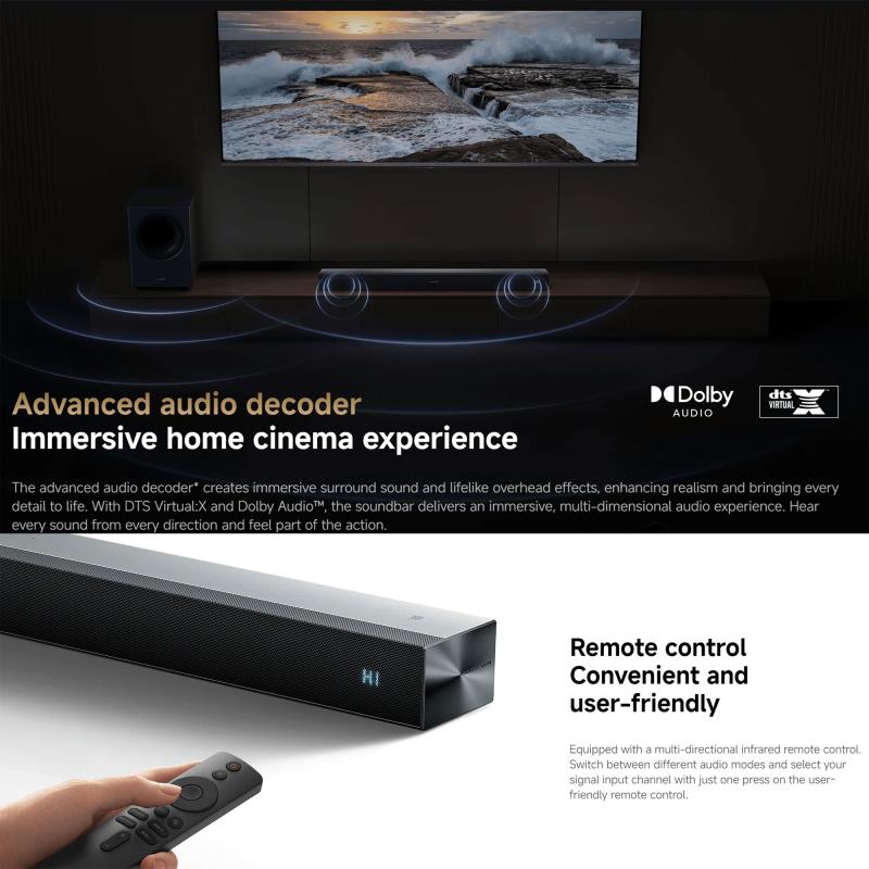 Ηχείο Soundbar Multimedia Xiaomi Pro 2.1 QBH4336EU 300W Μαύρο