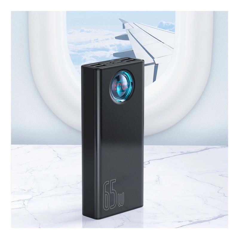 Φορτιστής Ανάγκης Baseus Amblight 65W 30000mAh Μαύρο