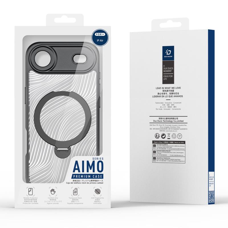 Θήκη TPU & PC Dux Ducis Aimo Magnetic MagSafe με Stand Apple iPhone Air Μαύρο