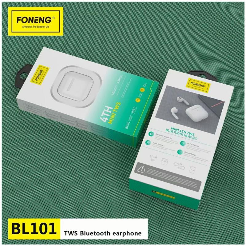 True Wireless Ακουστικά Bluetooth Foneng BL101 Mini Λευκό