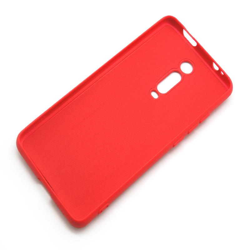 Θήκη Liquid Silicon inos Xiaomi Mi 9T/ Mi 9T Pro L-Cover Κόκκινο