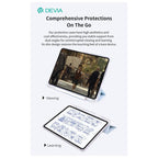 Θήκη Flip TPU Devia Apple iPad Air 11.0" (2024) Cool Series Μαύρο