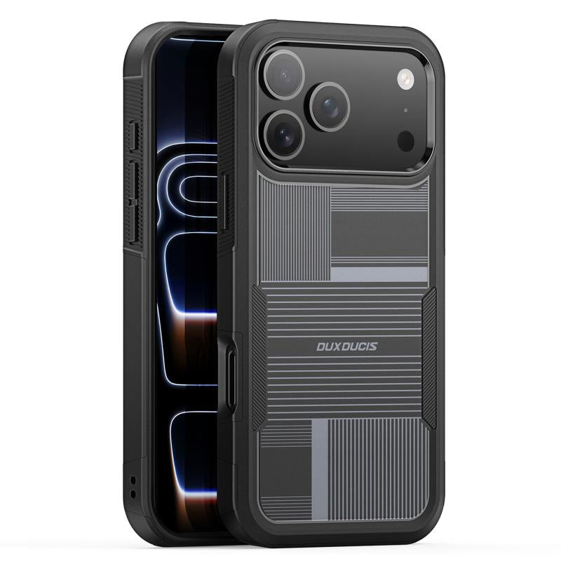 Θήκη TPU & PC Dux Ducis Shld Apple iPhone 17 Pro Umbra Pattern Μαύρο