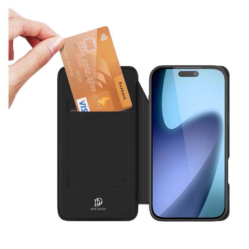 Θήκη Flip Dux Ducis Apple iPhone Air Skin Pro Μαύρο
