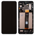 Samsung A326B Galaxy A32 5G Black Touch Screen & Front Frame without Battery (Original)