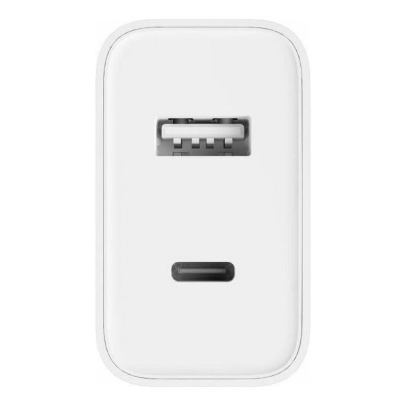 Φορτιστής Ταξιδίου Ταχείας Φόρτισης Xiaomi AD332EU με Διπλή Έξοδο USB A & USB C PD 3.0 33W Λευκό