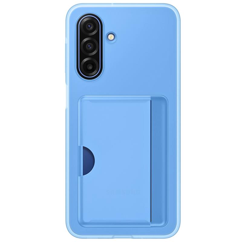 Θήκη Σιλικόνης Samsung EF-OA176TLE A176 Galaxy A17 5G με Card Slot Μπλε