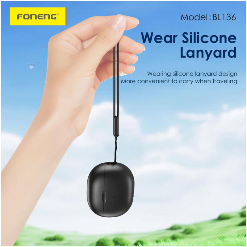 True Wireless Bluetooth Earphones Foneng BL136 Black