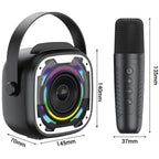 Φορητό Ηχείο Bluetooth Blavec WS-08 Karaoke Idol με 2 Μικρόφωνα 8W Μαύρο