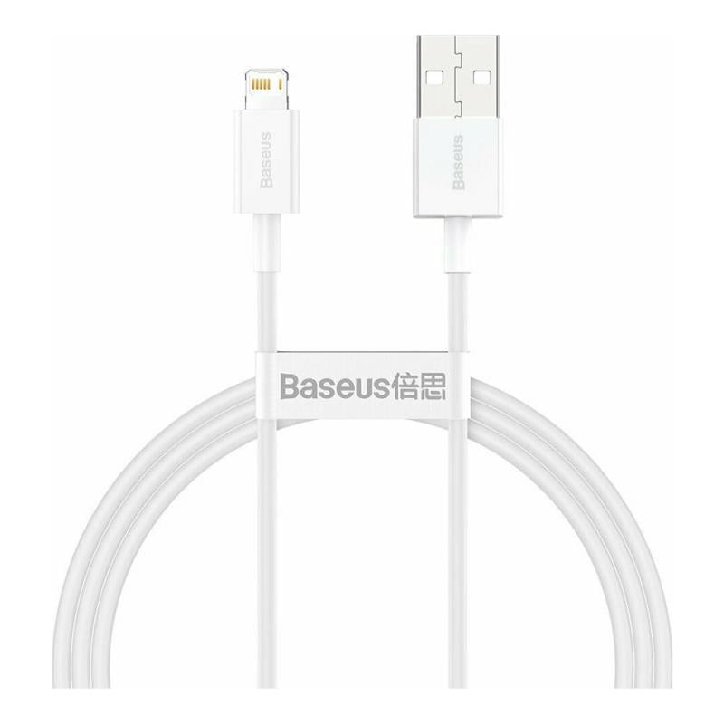Καλώδιο Σύνδεσης USB 2.0 Baseus Superior Series USB A σε Lightning 12W 2.4A 1.5m Λευκό