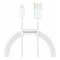 Καλώδιο Σύνδεσης USB 2.0 Baseus Superior Series USB A σε Lightning 12W 2.4A 1.5m Λευκό