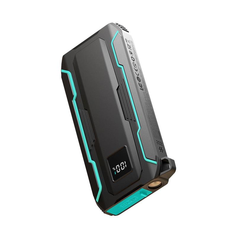 Φορτιστής Ανάγκης Joyroom JR-L017 22.5W 10000mAh PD με Φακό & 2 Ενσωματωμένα Καλώδια Μαύρο