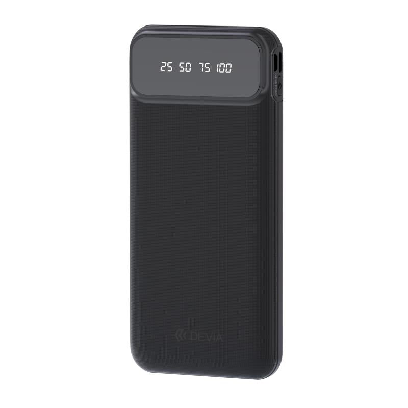 Φορτιστής Ανάγκης Devia EP189 10W 10000mAh με 4 Ενσωματωμένα Καλώδια Kintone Μαύρο
