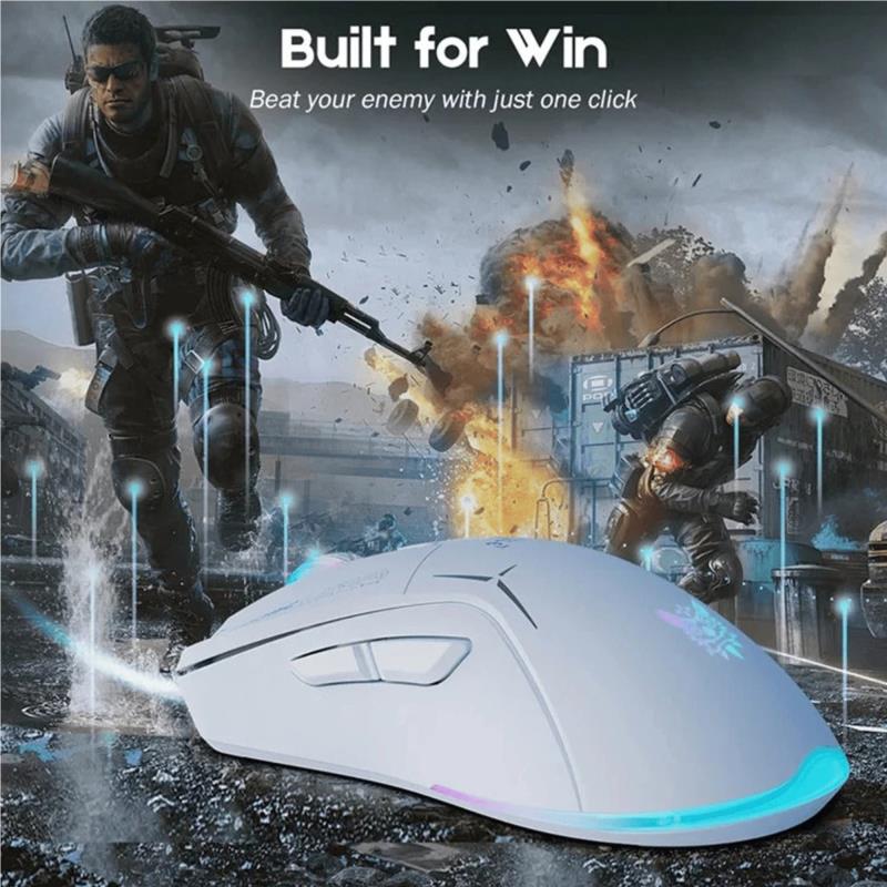 Ασύρματο Ποντίκι Onikuma CW917 Gaming RGB Μαύρο