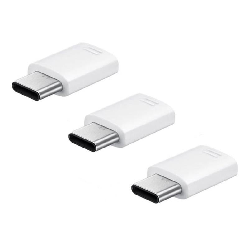 Αντάπτορας Samsung EE-GN930KWEG Micro USB (Female) σε USB C (Male) Λευκό (3 τεμ.)