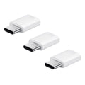 Αντάπτορας Samsung EE-GN930KWEG Micro USB (Female) σε USB C (Male) Λευκό (3 τεμ.)