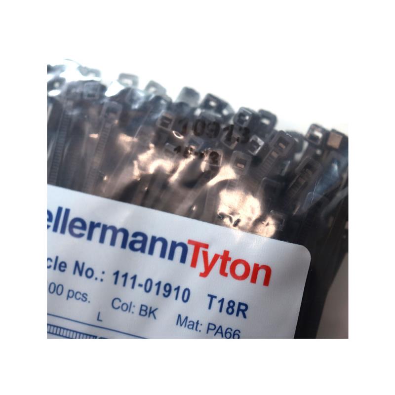 Δεματικά 100 x 2.5 T18R PA66 Μαύρο (100 τεμ.)