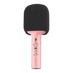 Ασύρματο Μικρόφωνο Bluetooth Maxlife MXBM-600 με Ηχείο (Karaoke) Ροζ