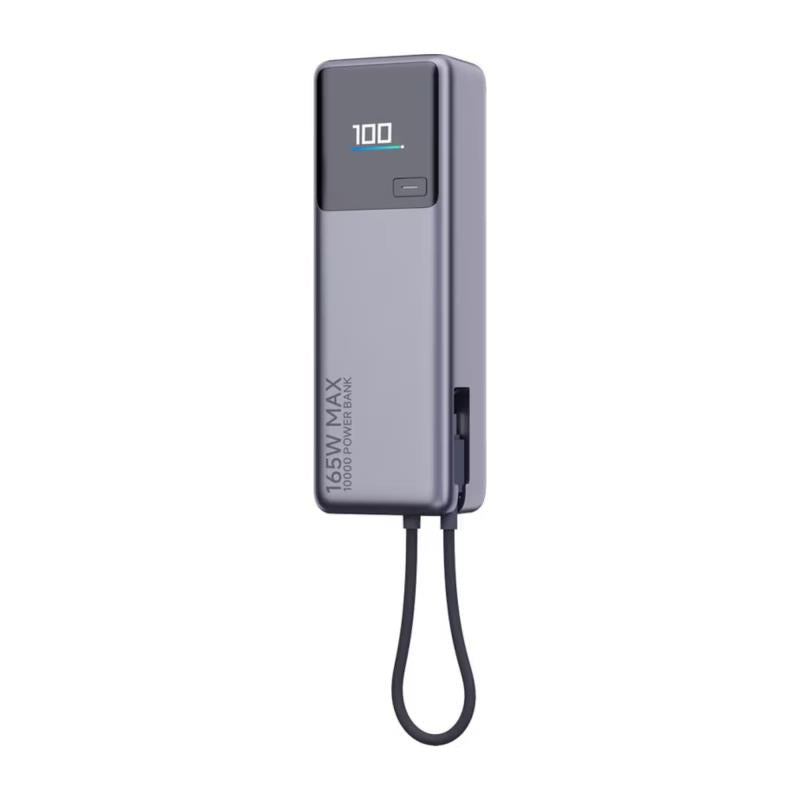 Φορτιστής Ανάγκης Xiaomi BHR9361GL 165W 10000mAh με Ενσωματωμένο Καλώδιο Γκρι