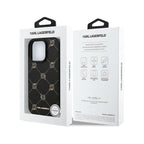Θήκη PU Karl Lagerfeld Magsafe Apple iPhone 16 Pro Leather Karl Head Μαύρο