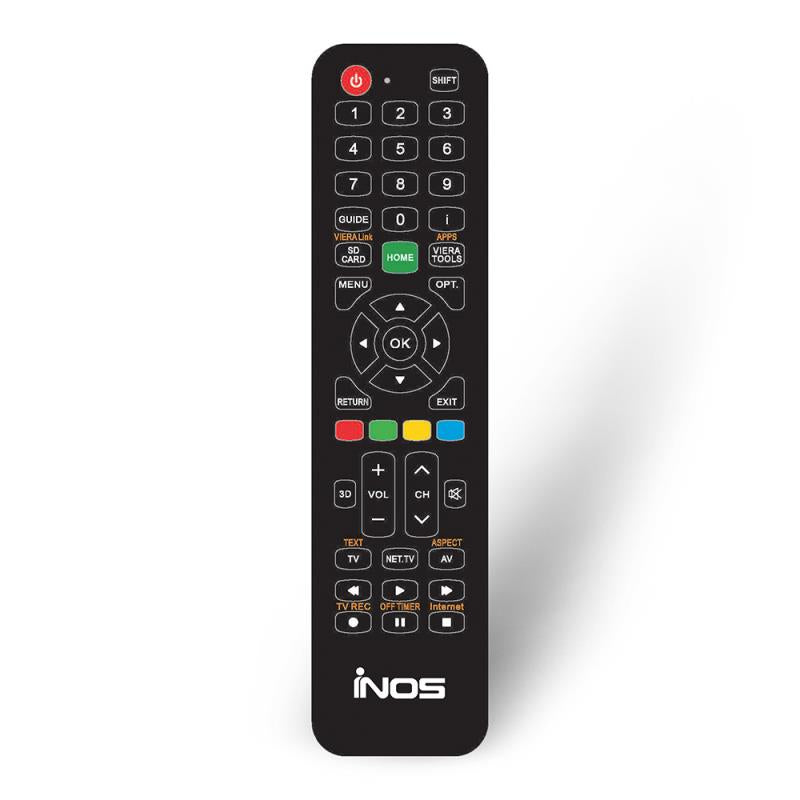 Τηλεχειριστήριο inos για Panasonic TVs & Smart TVs (Ready To Use)