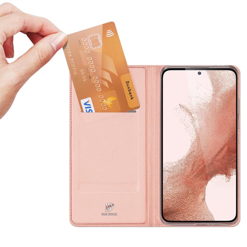 Θήκη Flip Dux Ducis Samsung Galaxy S23 Plus 5G Skin Pro Ροζ