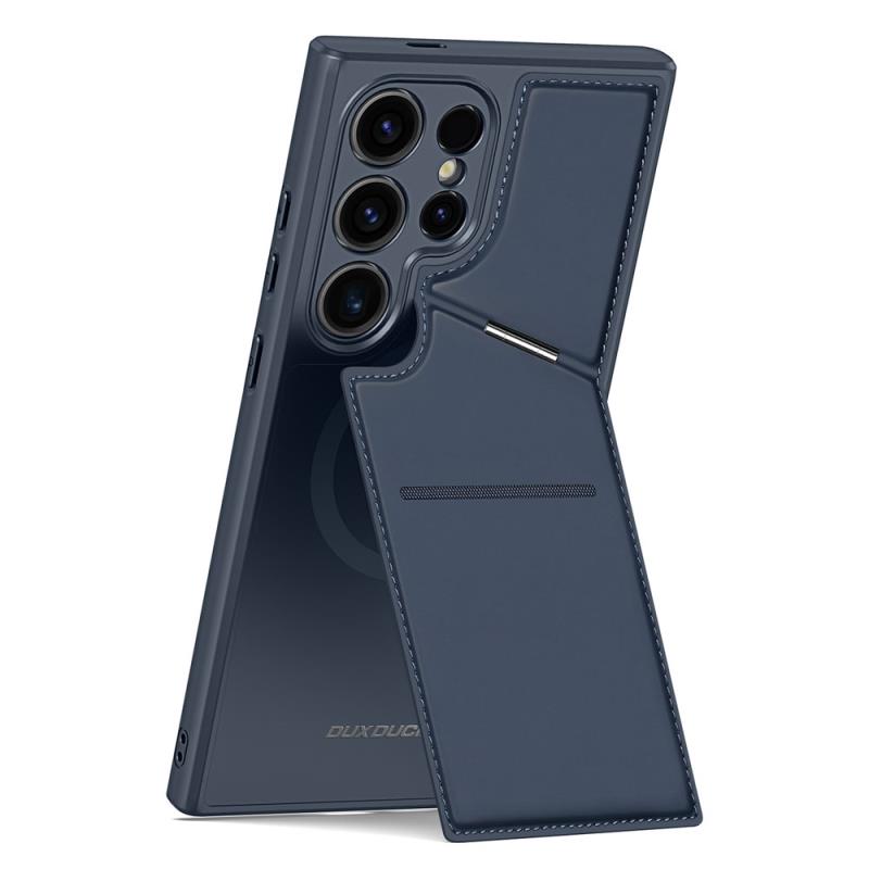 Θήκη Δερμάτινη Dux Ducis Samsung Galaxy S24 Ultra 5G 3 σε 1 Magnetic με Stand Rafi II Μπλε