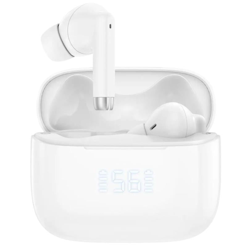True Wireless Ακουστικά Bluetooth Foneng BL159 με Οθόνη Λευκό