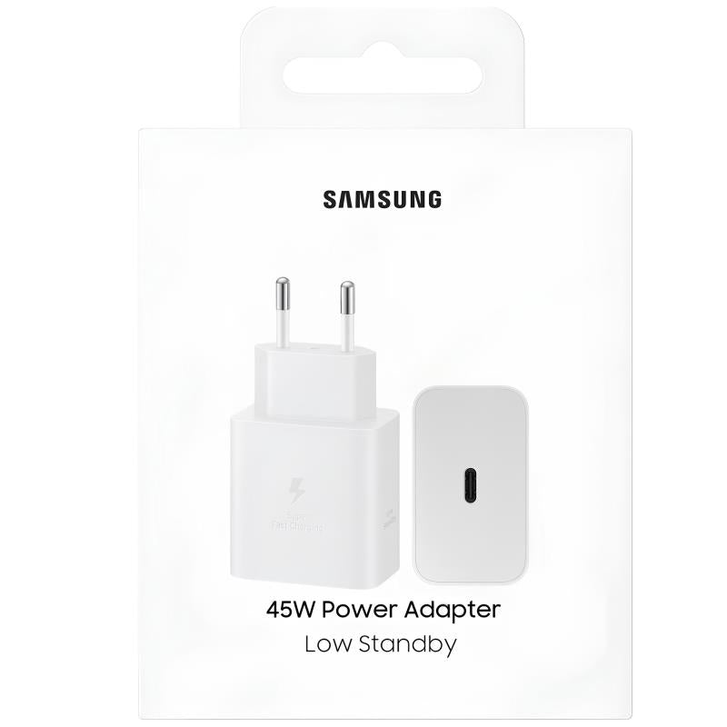 Φορτιστής Ταξιδίου Ταχείας Φόρτισης Samsung EP-T4511 με Έξοδο USB C 45W Λευκό