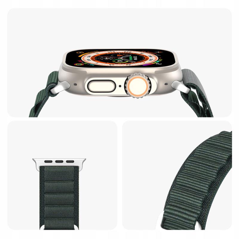 Λουράκι Dux Ducis Sport Nylon Woven Bracelet Apple Watch (44/ 45/ 46/ 49mm) Πράσινο