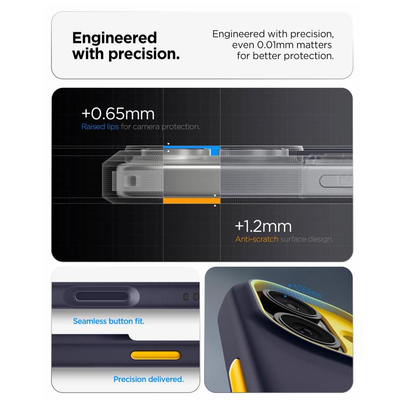 Θήκη TPU/ Σιλικόνης Spigen Caseology Nano Pop Magsafe Apple iPhone 17 Σκούρο Μπλε
