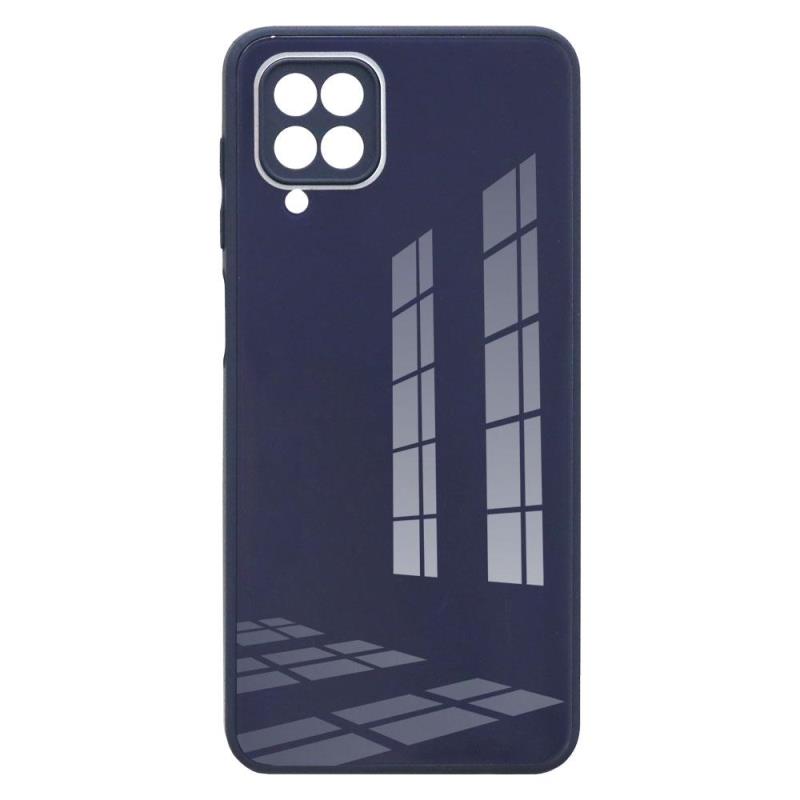 Θήκη TPU & Glass inos Samsung A125 Galaxy A12/ A127 Galaxy A12 Nacho/ M127 Galaxy M12 CamGuard Σκούρο Μπλε