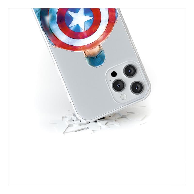 Θήκη Soft TPU Marvel Captain America 002 Apple iPhone 14 Pro Max Διάφανο