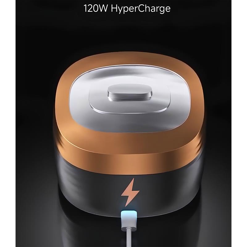 Φορτιστής Ταξιδίου Ταχείας Φόρτισης Xiaomi HyperCharge Combo με Έξοδο USB A 120W & Καλώδιο USB C 1m Λευκό